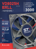 Вентилятор  VD8025H Ball (качения) 12V - st-e.info - Набережные Челны