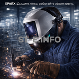 Маска сварщика Sparx с устройством подачи воздуха - st-e.info - Набережные Челны
