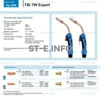 Горелка для полуавтоматической сварки TBi  7W Expert, длина 3 m. - st-e.info - Набережные Челны