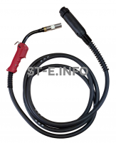 Сварочная горелка для полуавтомата QTB-500A длина кабеля 3 метра, евроадаптер - st-e.info - Набережные Челны