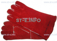 Перчатки-краги сварщика TETU 104 KEVLAR RED - st-e.info - Набережные Челны