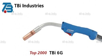 Горелка для полуавтоматической сварки TBI 6G-S-blue-ESG, длина 3 метра - st-e.info - Набережные Челны