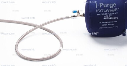 Односторонняя заглушка с трубкой и клапаном ISO 48" (1219 mm)  - st-e.info - Набережные Челны