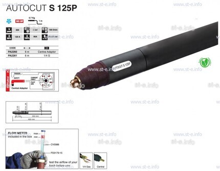 Голова плазмотрона для механизированной резки AUTOCUT S 125 P - st-e.info - Набережные Челны